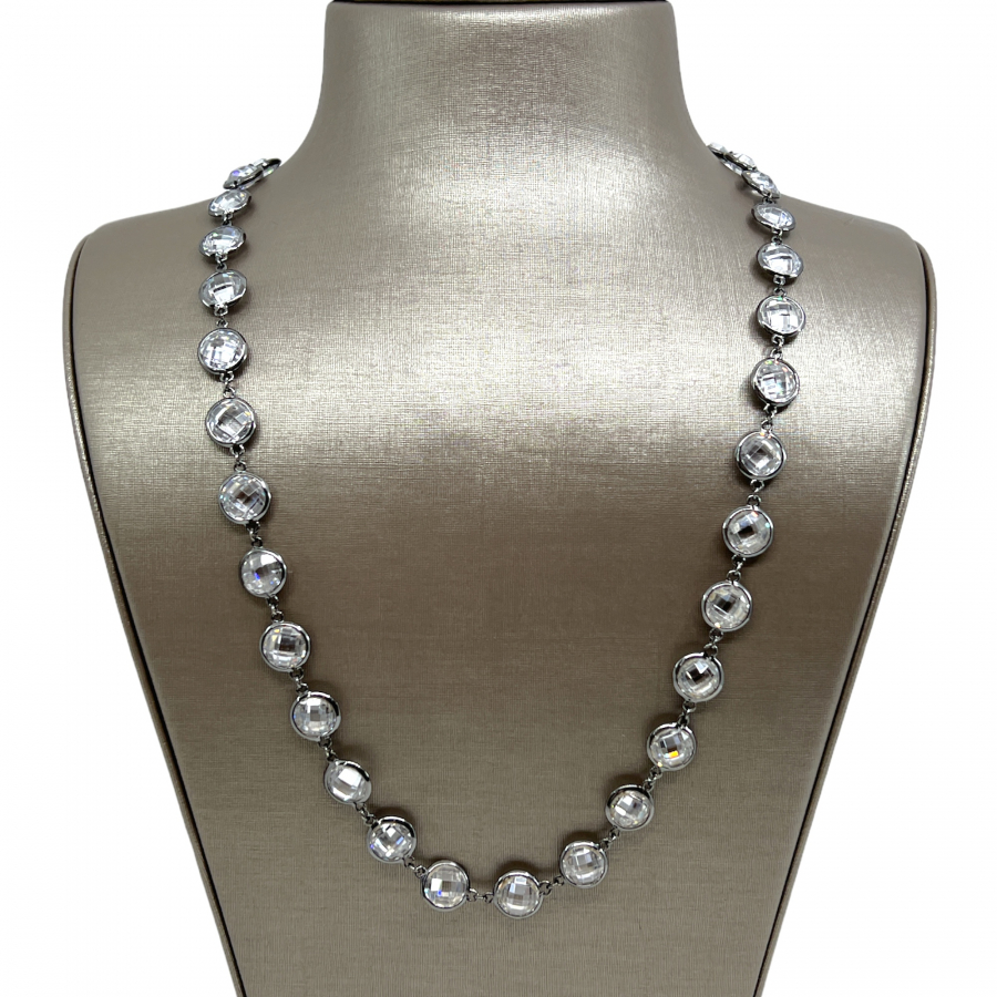 freidarothman-crystal-silver-necklace