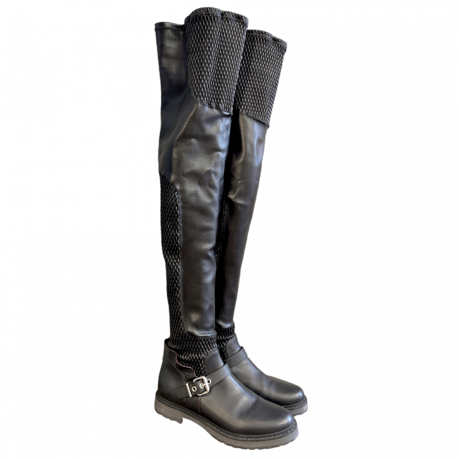fendi-black-leather-boots