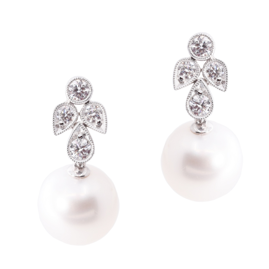 vivid-18k-white-gold-diamond-three-leaf-drop-pearl-earrings-2