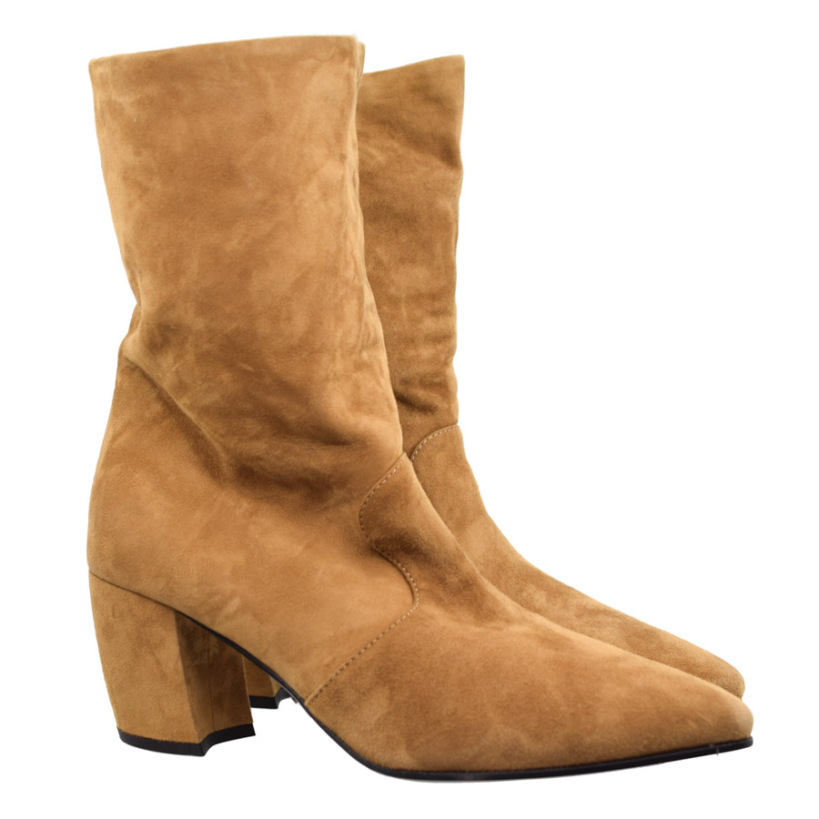 prada-brown-suede-low-block-heel-booties