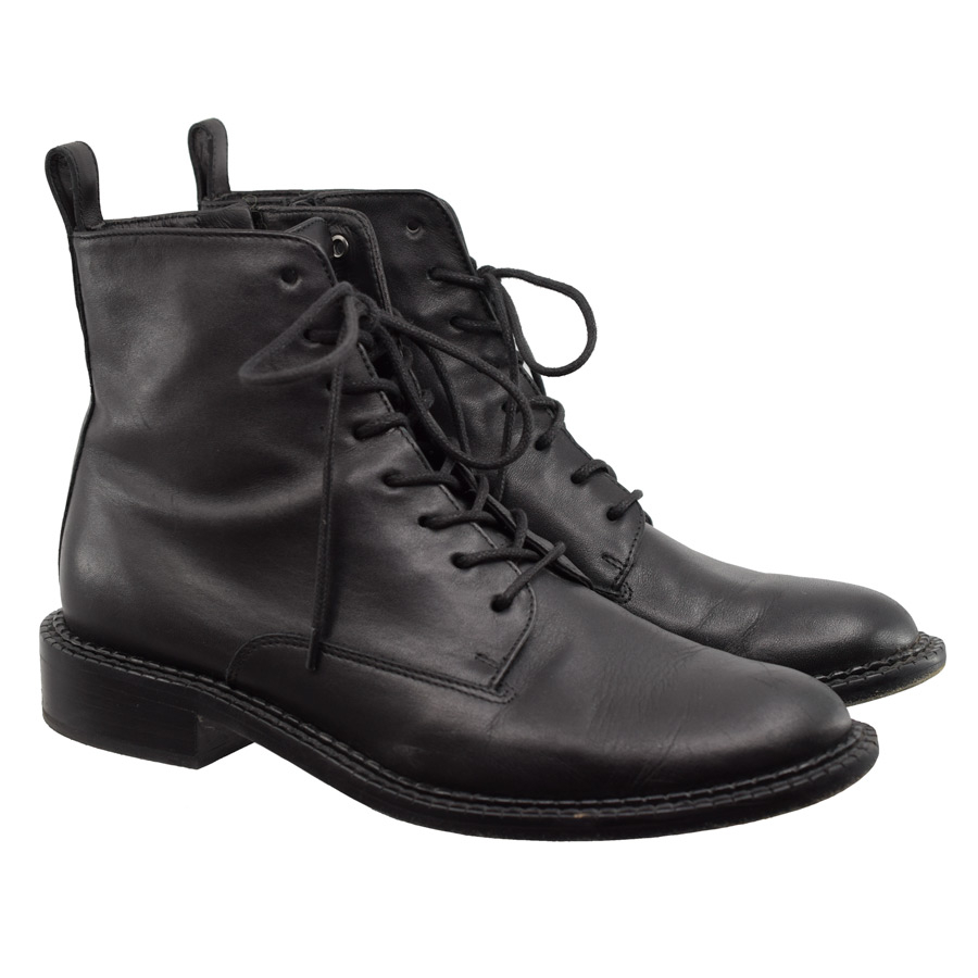 vince-black-leather-laceup-boots