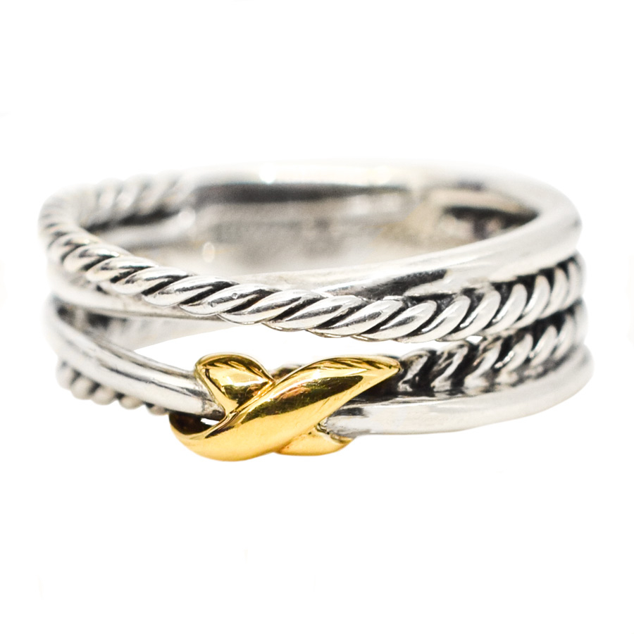 davidyurman-sterling-gold-x-wrap-ring-1