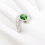 unsigned-18k-white-gold-diamond-swirl-emerald-diamond-ring-2