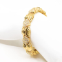 unsigned-estate-18k-yellow-gold-step-diamond-chunky-bracelet-2