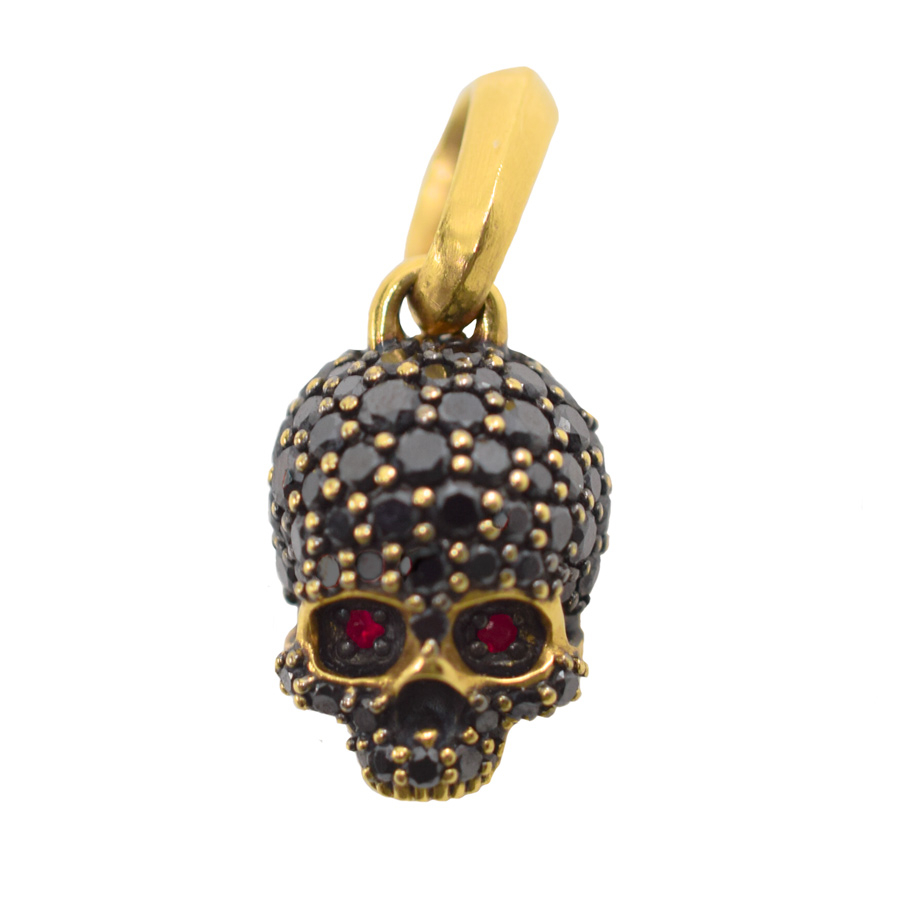 davidyurman-black-red-stone-yellow-gold-skull-pendant-1
