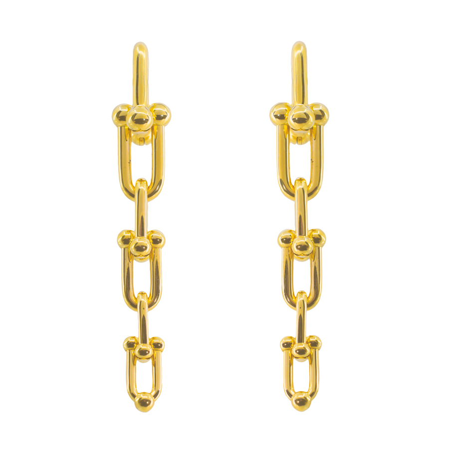 tiffany-ball-hardware-link-18k-yellow-gold-earrings-1