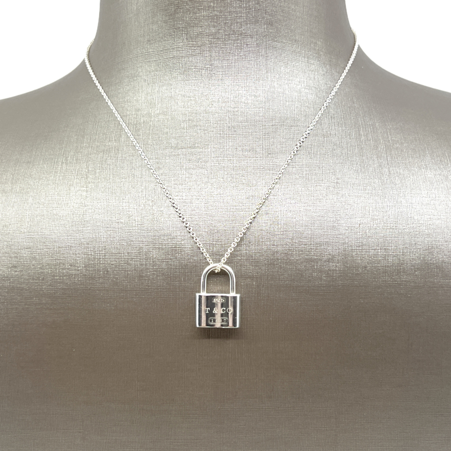 tiffany-lock-sterling-pendant-necklace