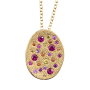 unsigned-18k-pink-gold-sapphire-pendant-necklace-2
