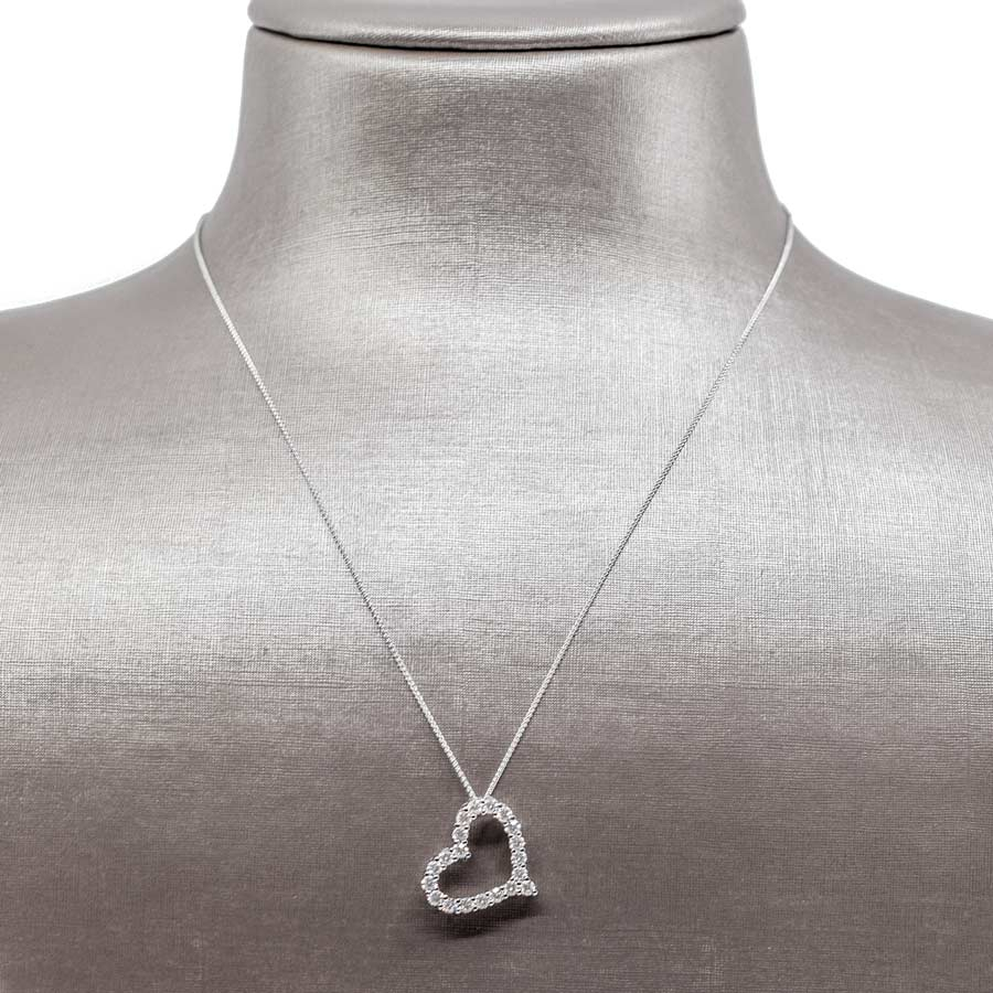 unsigned-18k-white-gold-lopsided-heart-diamond-necklace-1