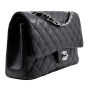 chanel-caviar-black-leather-silver-hardware-flap-bag-2