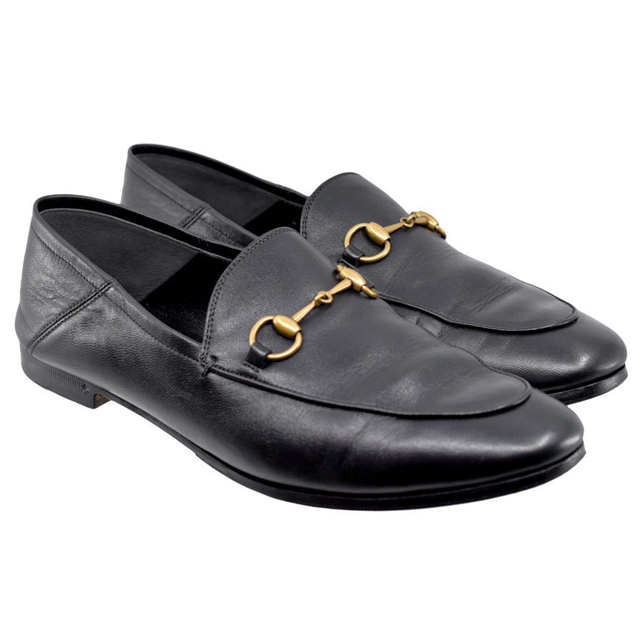 gucci-black-horsebit-loafers
