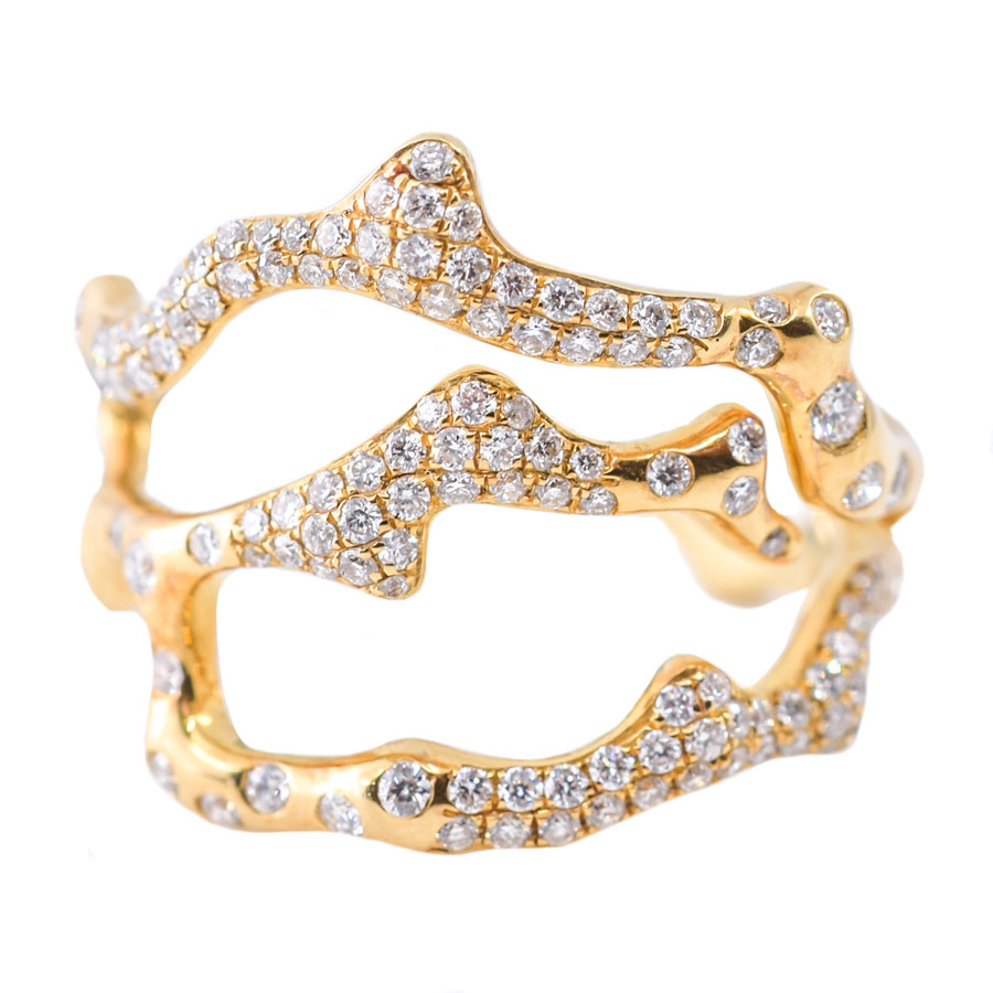unsigned-14k-yellow-gold-diamond-branch-wrap-ring-1