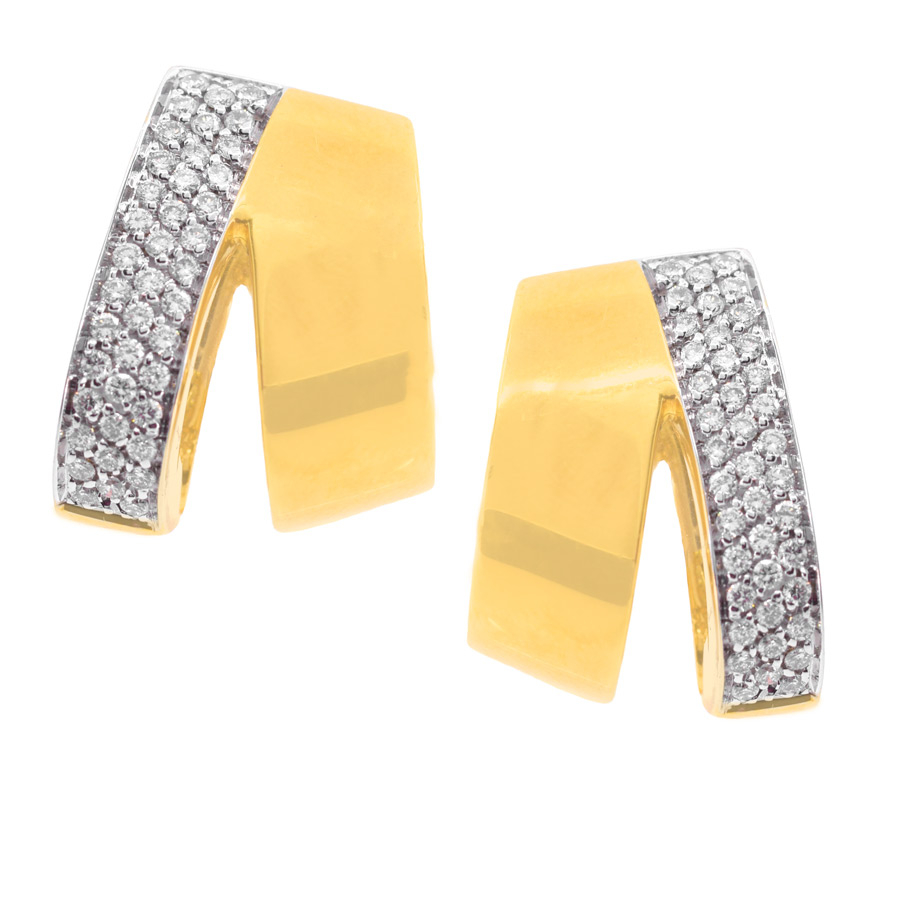 unsigned=yellow-white-pave-v-huggie-earrings-1