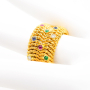 unsigned-cabachon-yellow-gold-twisty-ring-2