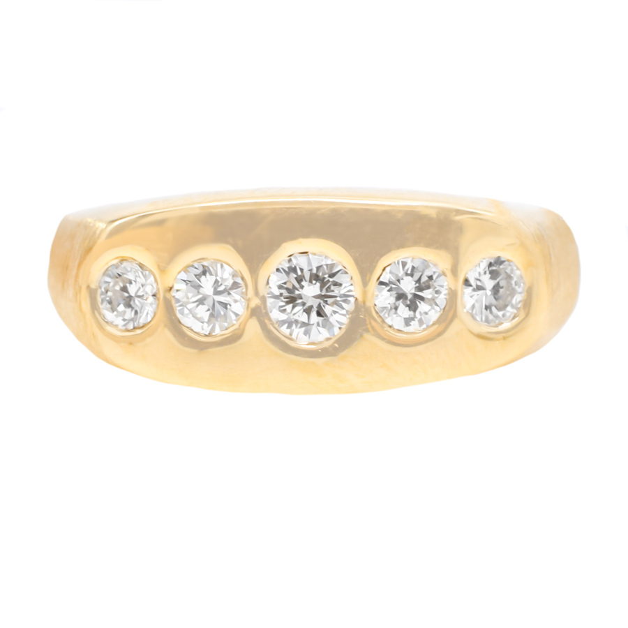 unsigned-18k-yellow-gold-band-five-stone-ring-2