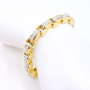 unsigned-18k-yellow-gold-diamond-bar-link-bracelet-2