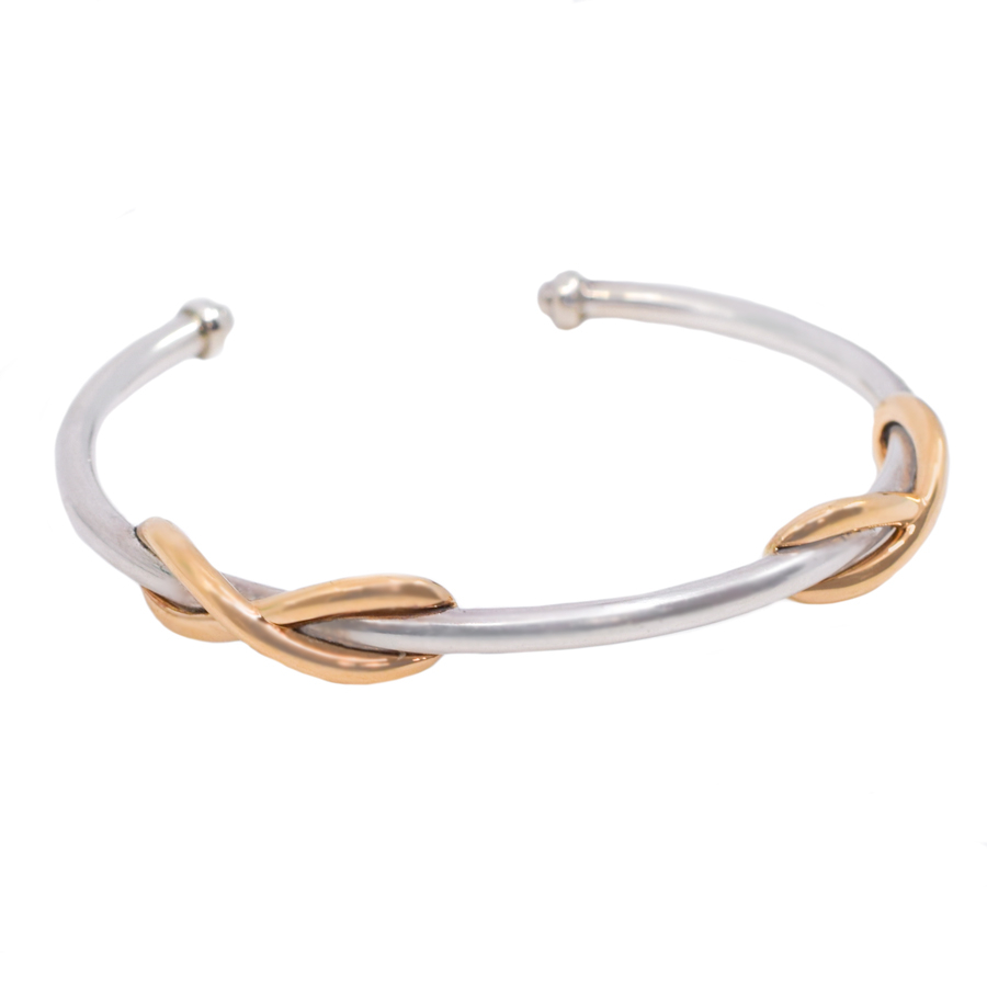 tiffany-sterling-pink-gold-infinity-loop-cuff-bracelet-1