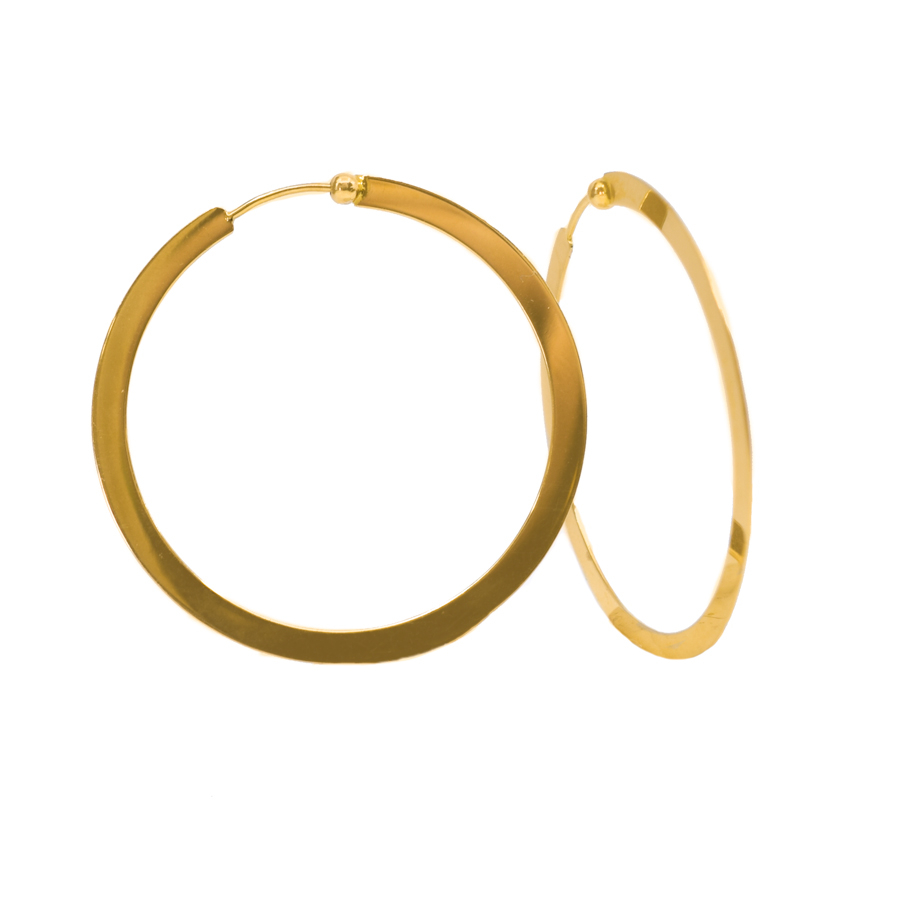 unsigned-14k-yellow-gold-flat-hoop-earrings-1