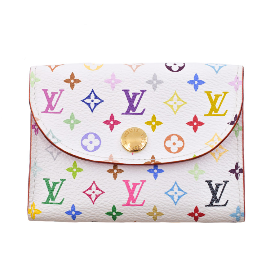 louisvuitton-button-fold-white-rainbow-monogram-wallet-1