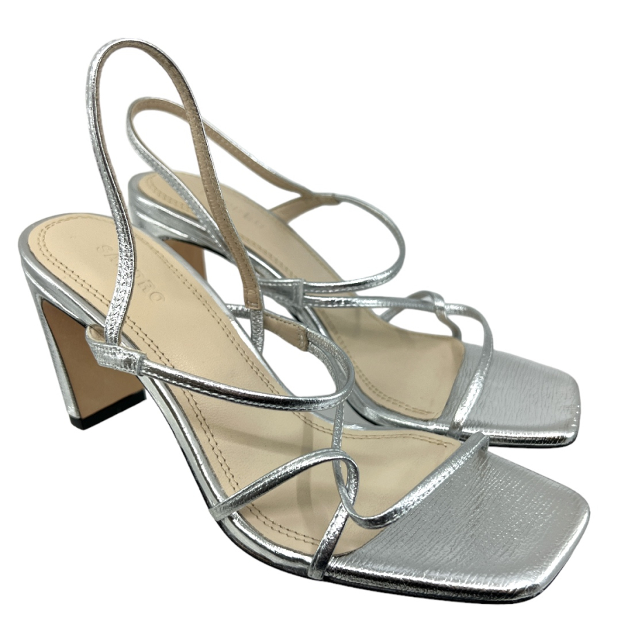 sandro-silver-strappy-heels