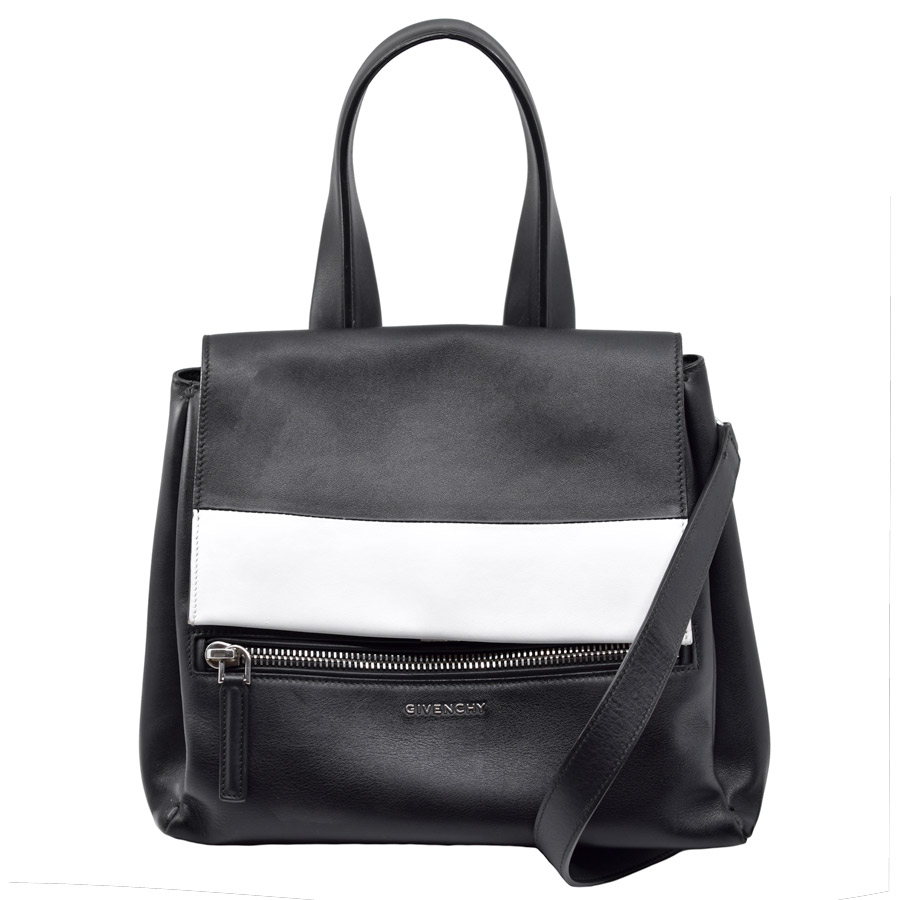 givenchy-black-leather-white-stripe-calf-pandora-pure-bag-1