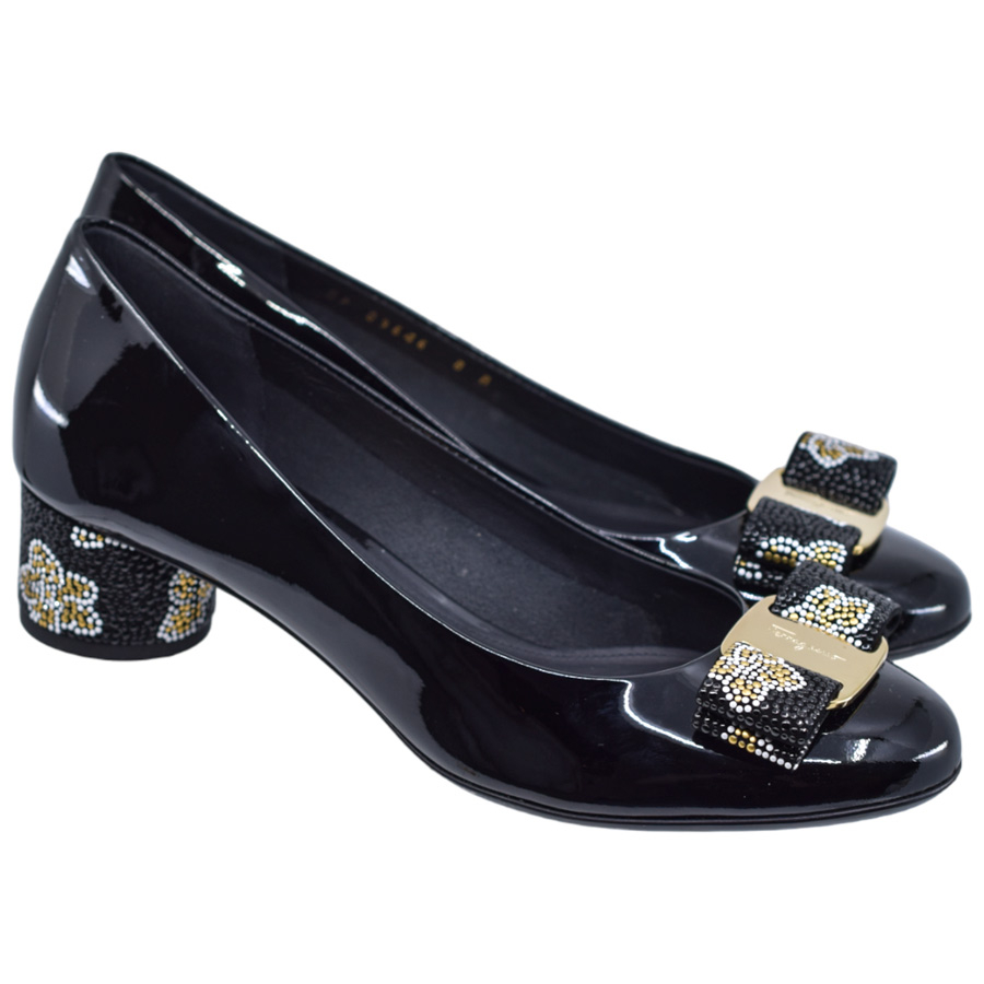salvatoreferragamo-pateht-beaded-black-block-heel-shoes
