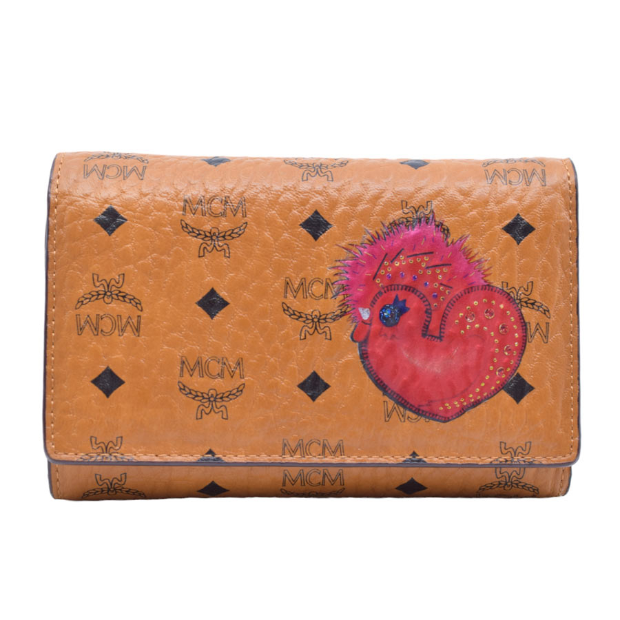 mcm-year-of-the-rooster-tan-wallet-1