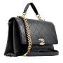 chanel-black-quilted-yellow-chain-chic-affinity-bag-2