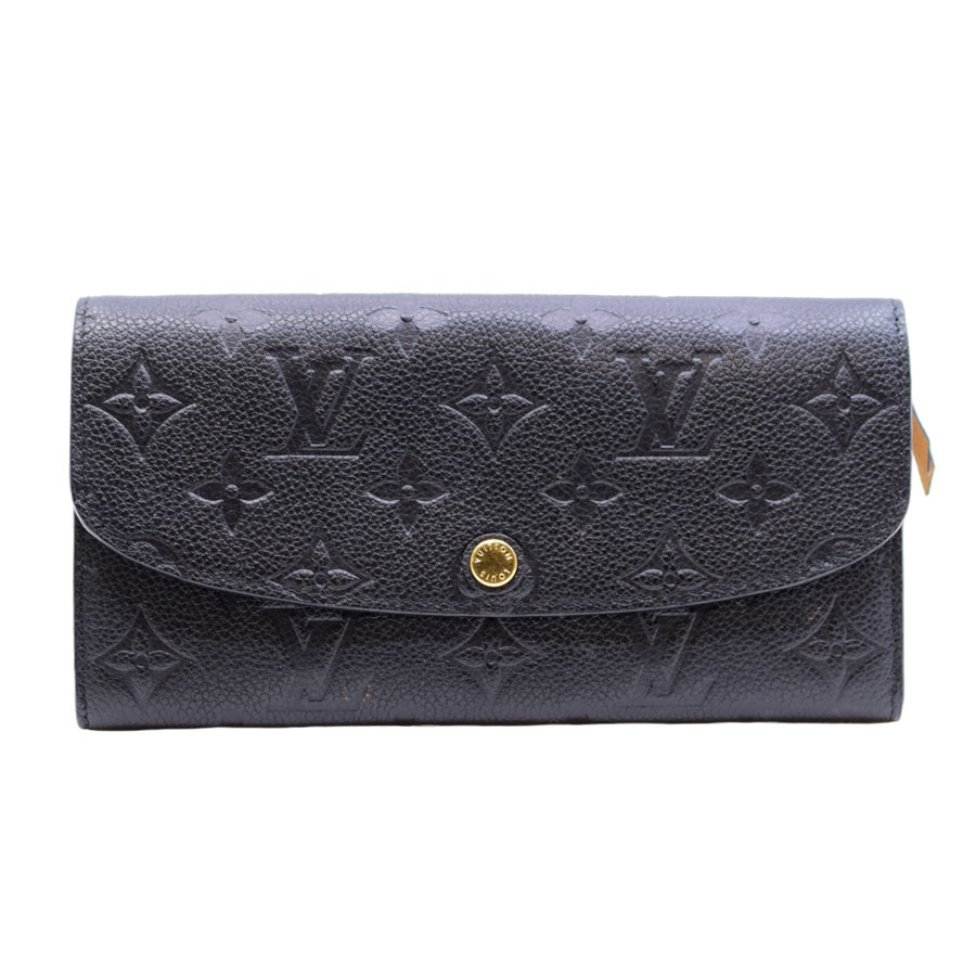 louisvuitton-fold-button-black-embossed-leather-wallet-1