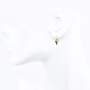 unsigned-teal-blue-gold-drop-beetle-earrings-2