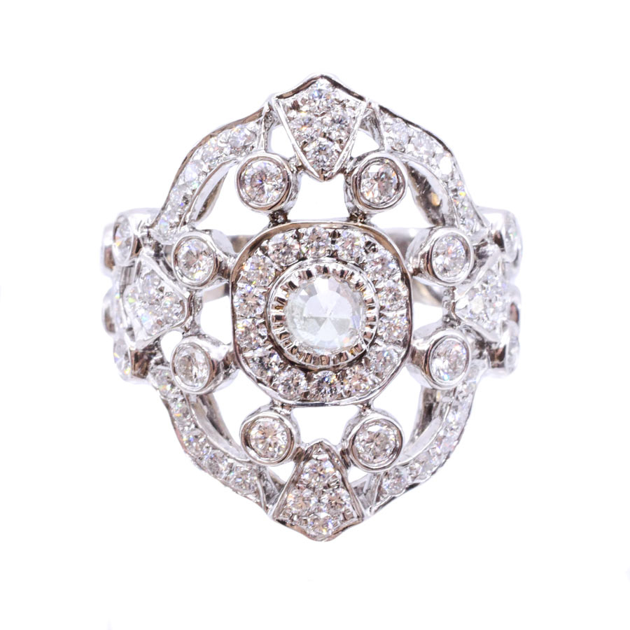 unsigned-18k-white-gold-rose-cut-diamond-antique-ring-1