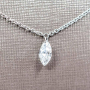 unsigned-18k-white-gold-single-eye-diamond-briolette-necklace-2
