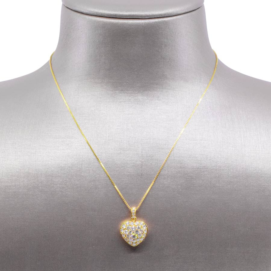 unsigned-heart-diamond-yellow-gold-necklace-1
