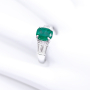 vintage-emerald-white-gold-diamond-sides-ring-2