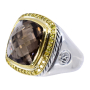 davidyurman-brown-quartz-yellow-diamond-ring-2