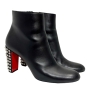 louboutin-black-leather-spike-heel-booties