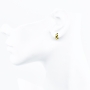 unsigned-18k-yellow-gold-teardrop-dot-huggie-earrings-2