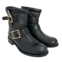 jimmychoo-black-leather-shearling-booties