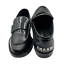 chanel-black-leather-loafers