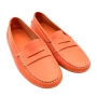 tods-orange-leather-loafers