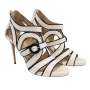 jerome rousseau-sandals-black/white