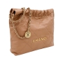 chanel-22-beige-leather-hobo