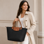longchamp-black-nylon-tote