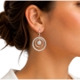 davidyurman-diamond-silver-circle-earrings