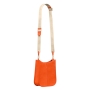 maisondesabre-orange-leather-crossbody